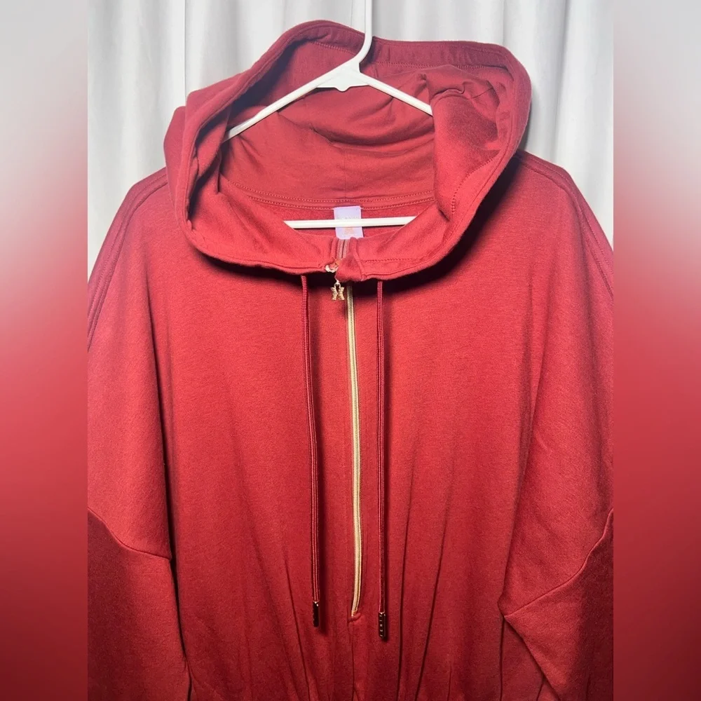 SAVAGE X FENTY ESSENTIAL OVERSIZED CINCHED HOODED JUMPSUIT | XS - Picture 4 of 11